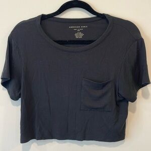 AMERICAN EAGLE SOFT & SEXY RIB TEE SMALL